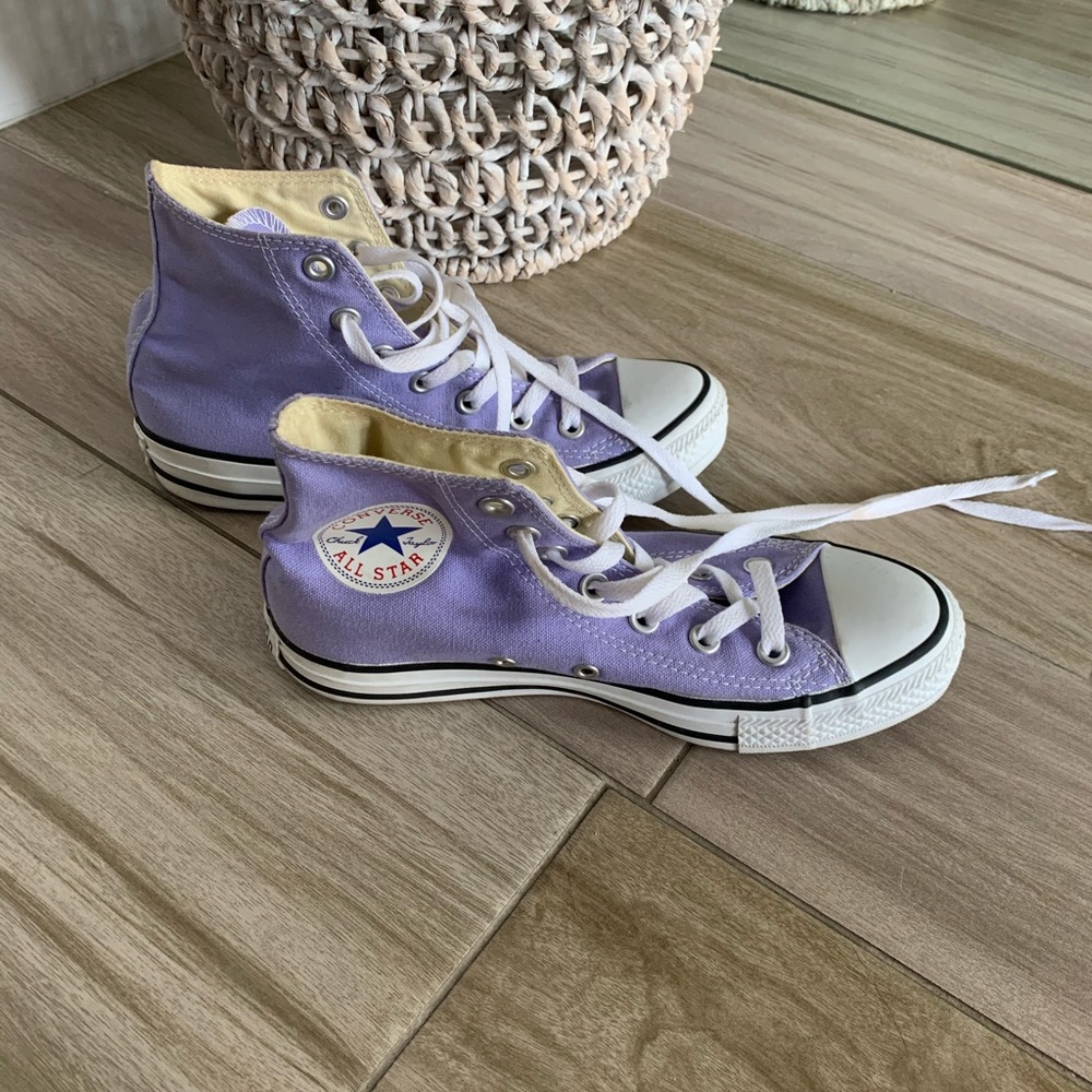 Converse Purple High-Top Sneakers